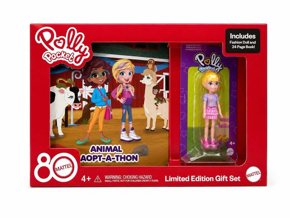 Kohl's Cares Polly Pocket Limited Edition Gift Set-Polly + Book